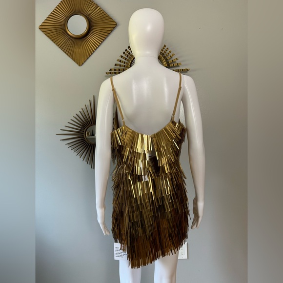 ASOS Design - Top and Skirt Set in Gold Shard Sequin - Picture 12 of 14